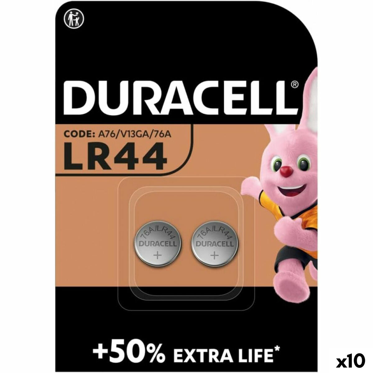 Nappiparisto DURACELL 1,5 V LR41 (10 osaa)